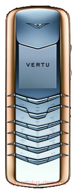 Vertu Signature Stainless Steel with Red Metal Bezel